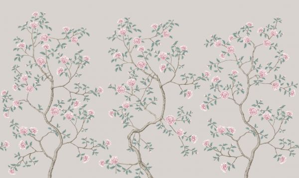 楽天市場 バラ 花 グレージュの壁紙 輸入 カスタム壁紙 Photowall Floraison Chinoiserie Pearly 貼ってはがせるフリース壁紙 不織布 海外取り寄せのため1カ月程度でお届け 代引き 後払い不可 壁紙屋本舗 カベガミヤホンポ