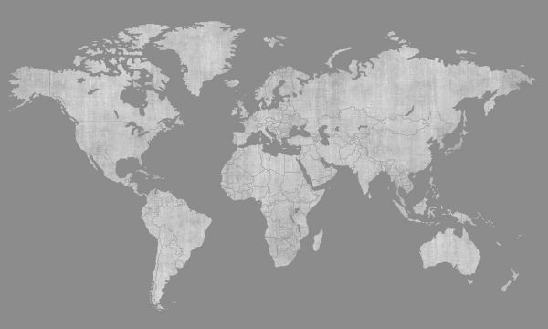 楽天市場 世界地図 灰色 グレーの壁紙 輸入 カスタム壁紙 Photowall Voguish World Map Dark Gray 772 貼ってはがせるフリース壁紙 不織布 海外取り寄せのため1カ月程度でお届け 代引き不可 壁紙屋本舗 カベガミヤホンポ