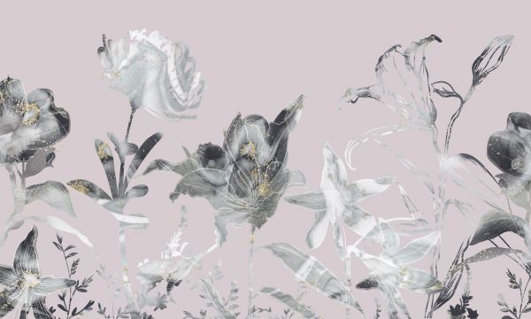 楽天市場 植物 花 イラスト ベージュの壁紙 輸入 カスタム壁紙 Photowall Floral Sway Blush 貼ってはがせるフリース壁紙 不織布 海外取り寄せのため1カ月程度でお届け 代引き不可 壁紙屋本舗 カベガミヤホンポ