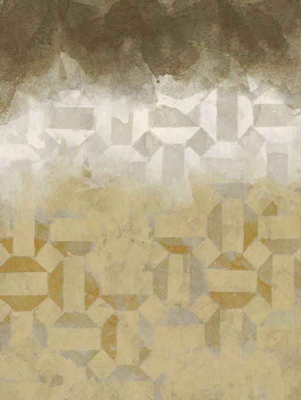 楽天市場 幾何学 ジオメトリック 金 ゴールドの壁紙 輸入 カスタム壁紙 Photowall Shifting Earth 191 貼ってはがせるフリース壁紙 不織布 海外取り寄せのため1カ月程度でお届け 代引き不可 壁紙屋本舗 カベガミヤホンポ