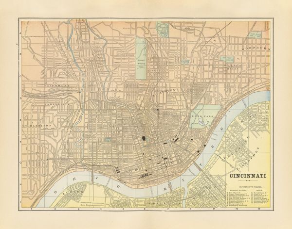 楽天市場 シンシナティ 地図 アンティーク ビンテージの壁紙 輸入 カスタム壁紙 Photowall Map Of Cincinnati 貼ってはがせるフリース壁紙 不織布 海外取り寄せのため1カ月程度でお届け 代引き不可 壁紙屋本舗 カベガミヤホンポ