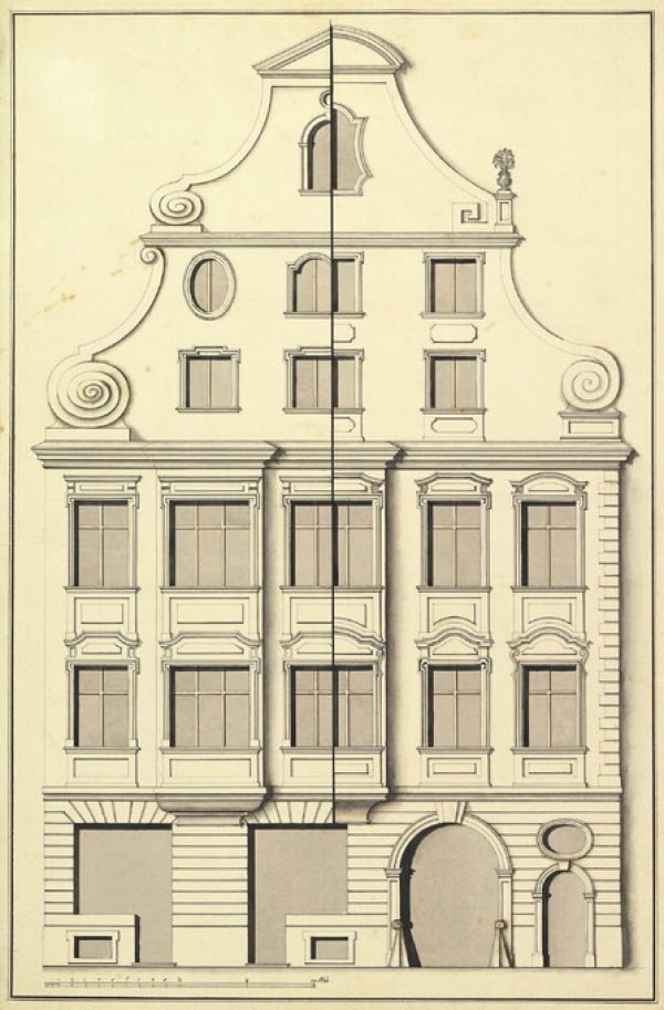 楽天市場 建築 図面 アンティークの壁紙 輸入 カスタム壁紙 Photowall Street Elevation Of A Town House Andreas Schneidmann 貼ってはがせるフリース壁紙 不織布 海外取り寄せのため1カ月程度でお届け 代引き 後払い不可 壁紙屋本舗