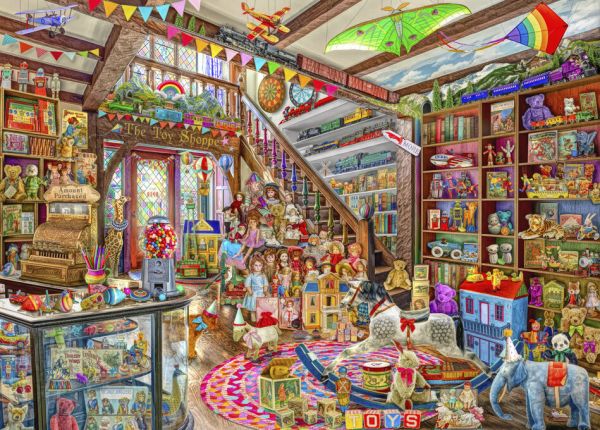 楽天市場 おもちゃ屋さん 人形 カラフル キッズ 子ども部屋の壁紙 輸入 カスタム壁紙 Photowall Toy Shoppe 貼ってはがせるフリース壁紙 不織布 海外取り寄せのため1カ月程度でお届け 代引き 後払い不可 壁紙屋本舗 カベガミヤホンポ