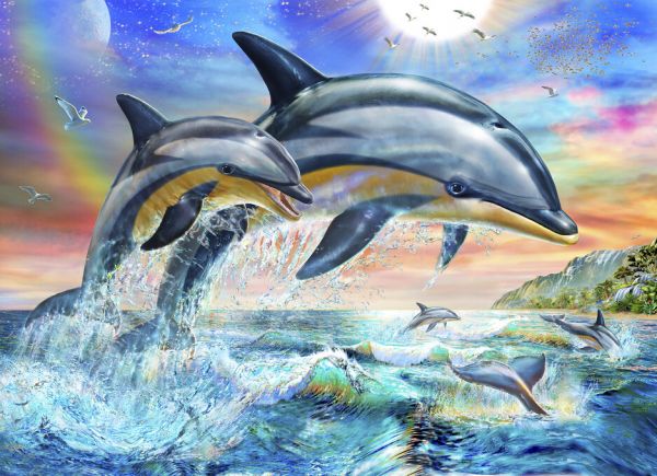 楽天市場 イルカ 海 鳥 空の壁紙 輸入 カスタム壁紙 Photowall Frazers Dolphin Mother And Baby 貼ってはがせるフリース壁紙 不織布 海外取り寄せのため1カ月程度でお届け 代引き不可 壁紙屋本舗 カベガミヤホンポ