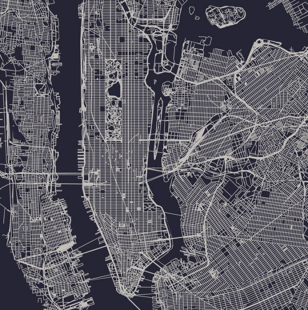 楽天市場 ニューヨーク 地図 マップ シンプル デザイン 黒 ブラックの壁紙 輸入 カスタム壁紙 Photowall New York City Structure 貼ってはがせるフリース壁紙 不織布 海外取り寄せのため1カ月程度でお届け 代引き 後払い不可 壁紙屋本舗