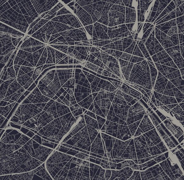 楽天市場 パリ 地図 マップ シンプル デザイン 黒 ブラックの壁紙 輸入 カスタム壁紙 Photowall Paris City Structure 貼ってはがせるフリース壁紙 不織布 海外取り寄せのため1カ月程度でお届け 代引き 後払い不可 壁紙 屋本舗 カベガミヤホンポ
