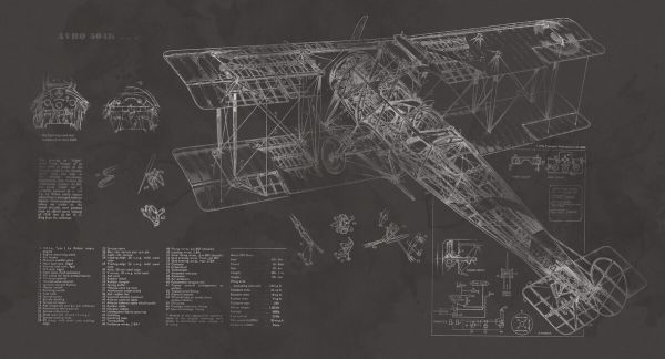 楽天市場 アブロ504 図面 設計図 戦闘機 飛行機 プロペラ機 ビンテージ 黒 ブラックの壁紙 輸入 カスタム壁紙 Photowall Avro 504k Airplane Dark 貼ってはがせるフリース壁紙 不織布 海外取り寄せのため1カ月程度でお届け 代引き 後払い不可
