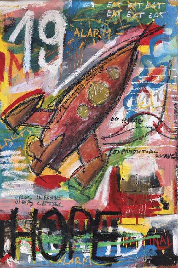 楽天市場 ロケット イラスト グラフィティアートの壁紙 輸入 カスタム壁紙 Photowall Hope 貼ってはがせるフリース壁紙 不織布 海外取り寄せのため1カ月程度でお届け 代引き不可 壁紙屋本舗 カベガミヤホンポ