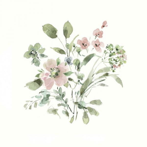 楽天市場 花 イラスト 水彩画の壁紙 輸入 カスタム壁紙 Photowall Inner Garden Iii 332 貼ってはがせるフリース壁紙 不織布 海外取寄せ商品 代引き 後払い不可 壁紙屋本舗 カベガミヤホンポ