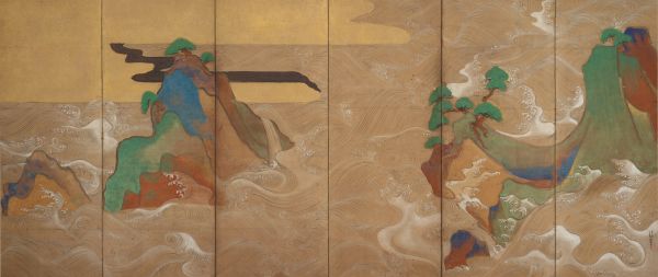 楽天市場】竜 屏風の壁紙 サイズオーダー壁紙 フリース壁紙