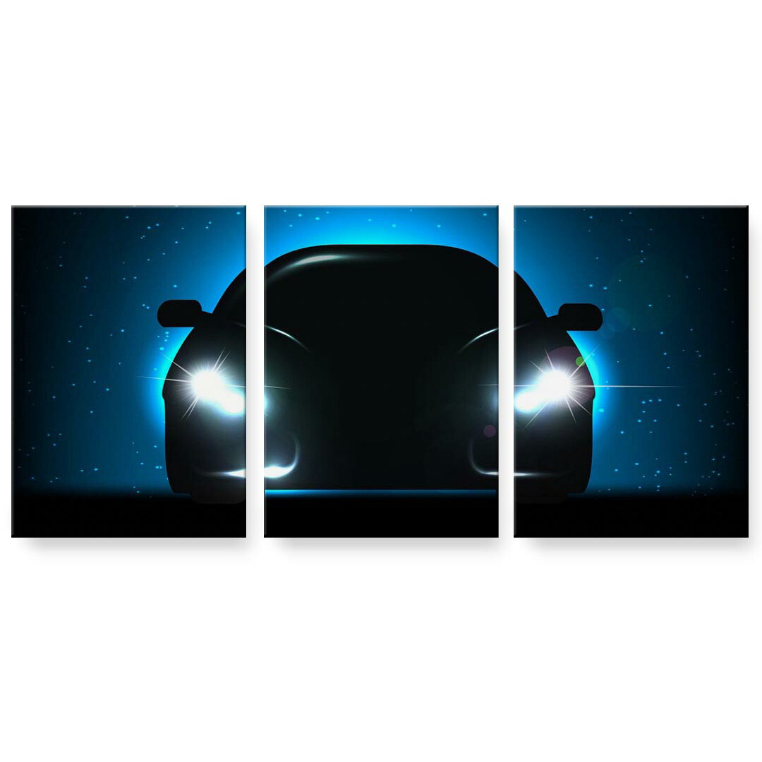作物ダイアログボックス 絵 絵図 飾り付け 選べる大いさ 594×841粍 A1 3枚仕掛ける 仕掛ける物 今めかしい 入り口・入口 第八芸術 映し絵 室内装飾 かっこ良い  000088  夜空 車 星 アートパネル・アートボード-インテリア・寝具・収納