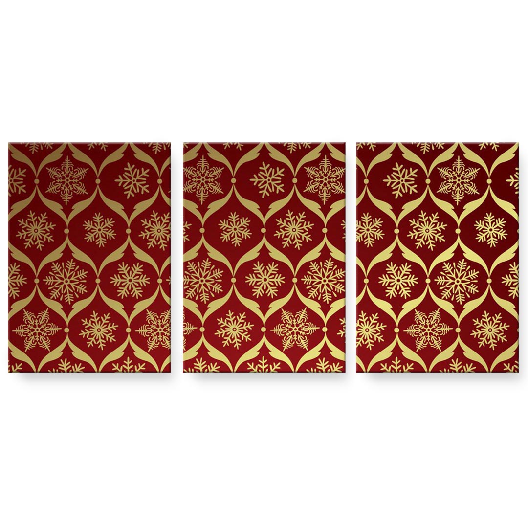 アートパネル 3連 3枚セット 絵 絵画 飾り igsticker 594mmx420mm A2 フォト 壁掛け 木枠 インテリア おしゃれ 000801 雪 結晶|kabeコレ