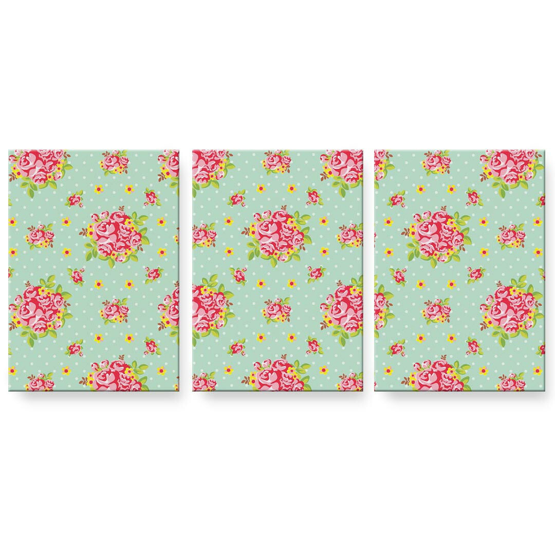 アートパネル 3連 3枚セット 絵 絵画 飾り igsticker 594mmx420mm A2 フォト 壁掛け 木枠 インテリア おしゃれ 000877 花　バラ