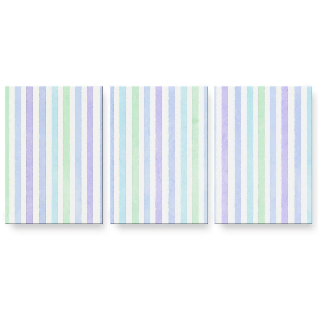 アートパネル 3連 3枚セット 絵 絵画 飾り igsticker 594mmx420mm A2 フォト 壁掛け 木枠 インテリア おしゃれ 000930 ストライプ