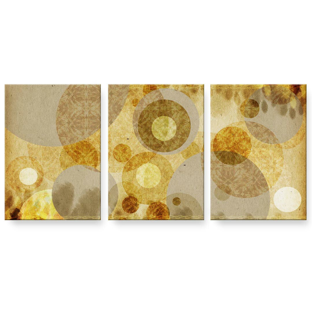 アートパネル 3連 3枚セット 絵 絵画 飾り igsticker 594mmx420mm A2 フォト 壁掛け 木枠 インテリア おしゃれ 001571 水玉　ドット