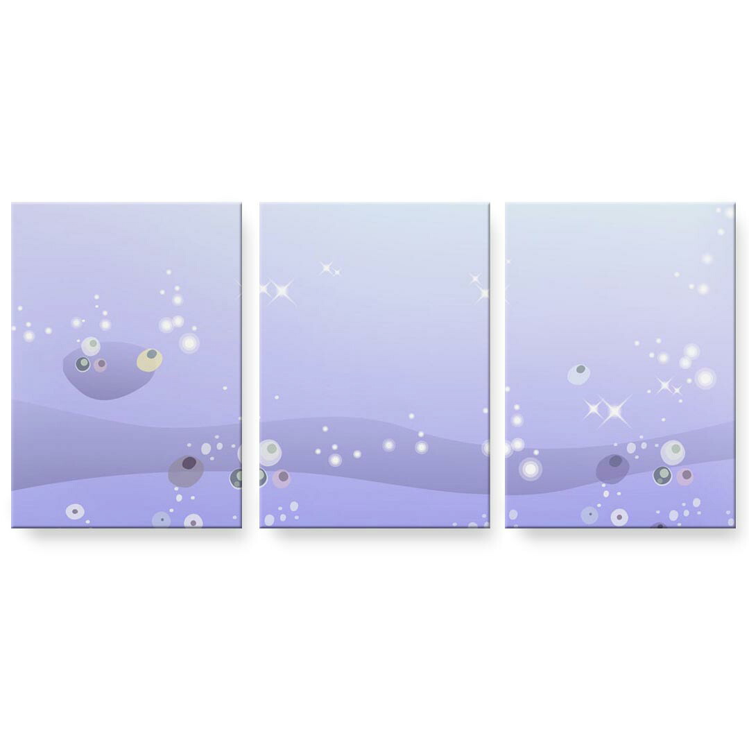 アートパネル 3連 3枚セット 絵 絵画 飾り igsticker 594mmx420mm A2 フォト 壁掛け 木枠 インテリア おしゃれ 001723 キラキラ　貝殻
