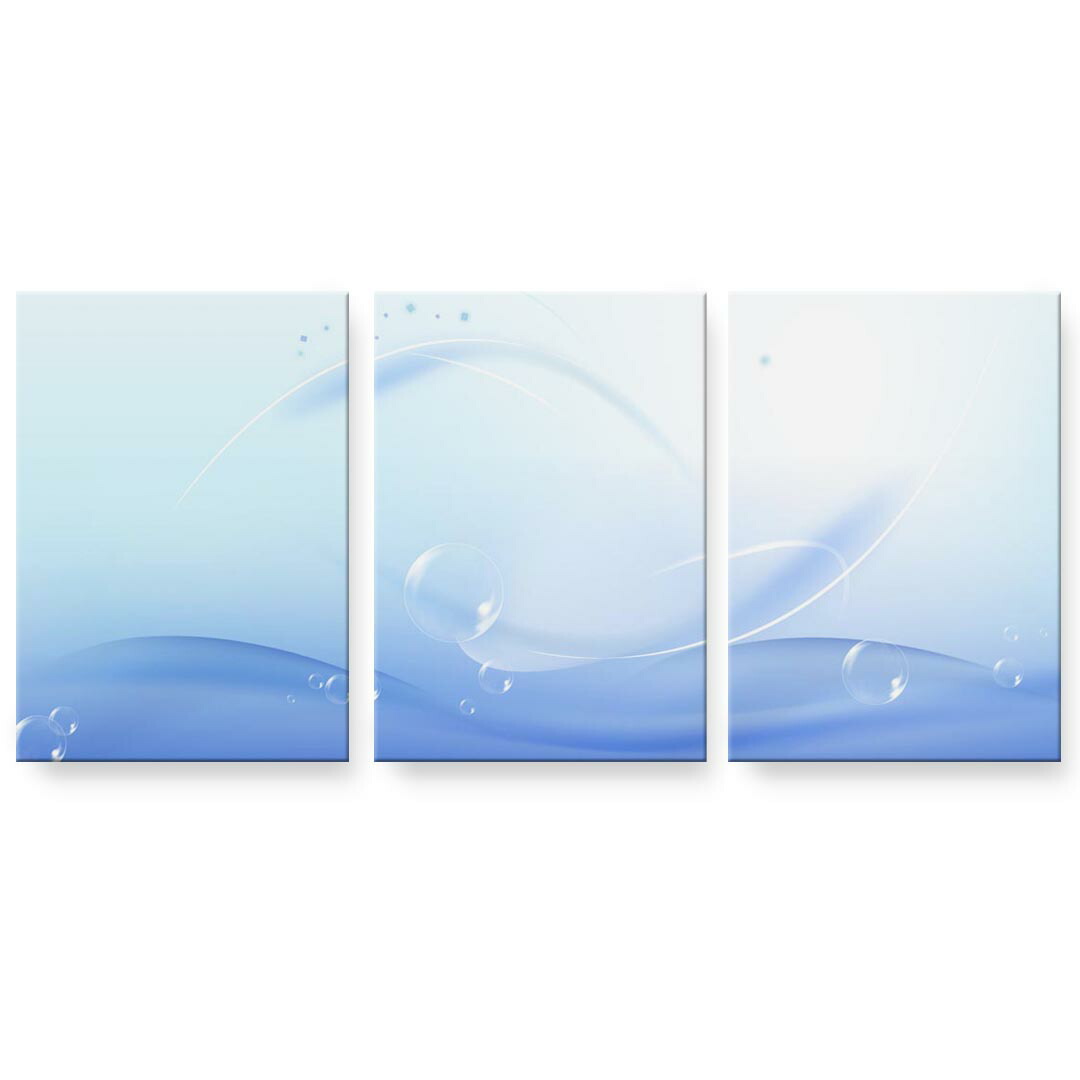 アートパネル 3連 3枚セット 絵 絵画 飾り Igsticker 594mmx4mm フォト 壁掛け 木枠 インテリア おしゃれ シャボン玉 ファッションの
