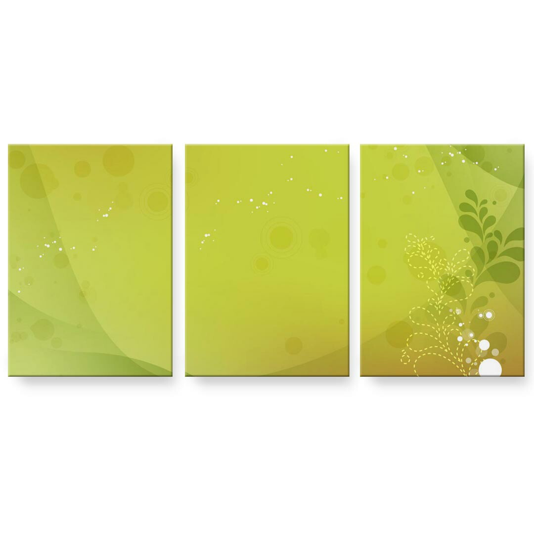 アートパネル 3連 3枚セット 絵 絵画 飾り igsticker 594mmx420mm A2 フォト 壁掛け 木枠 インテリア おしゃれ 001814 花　　緑