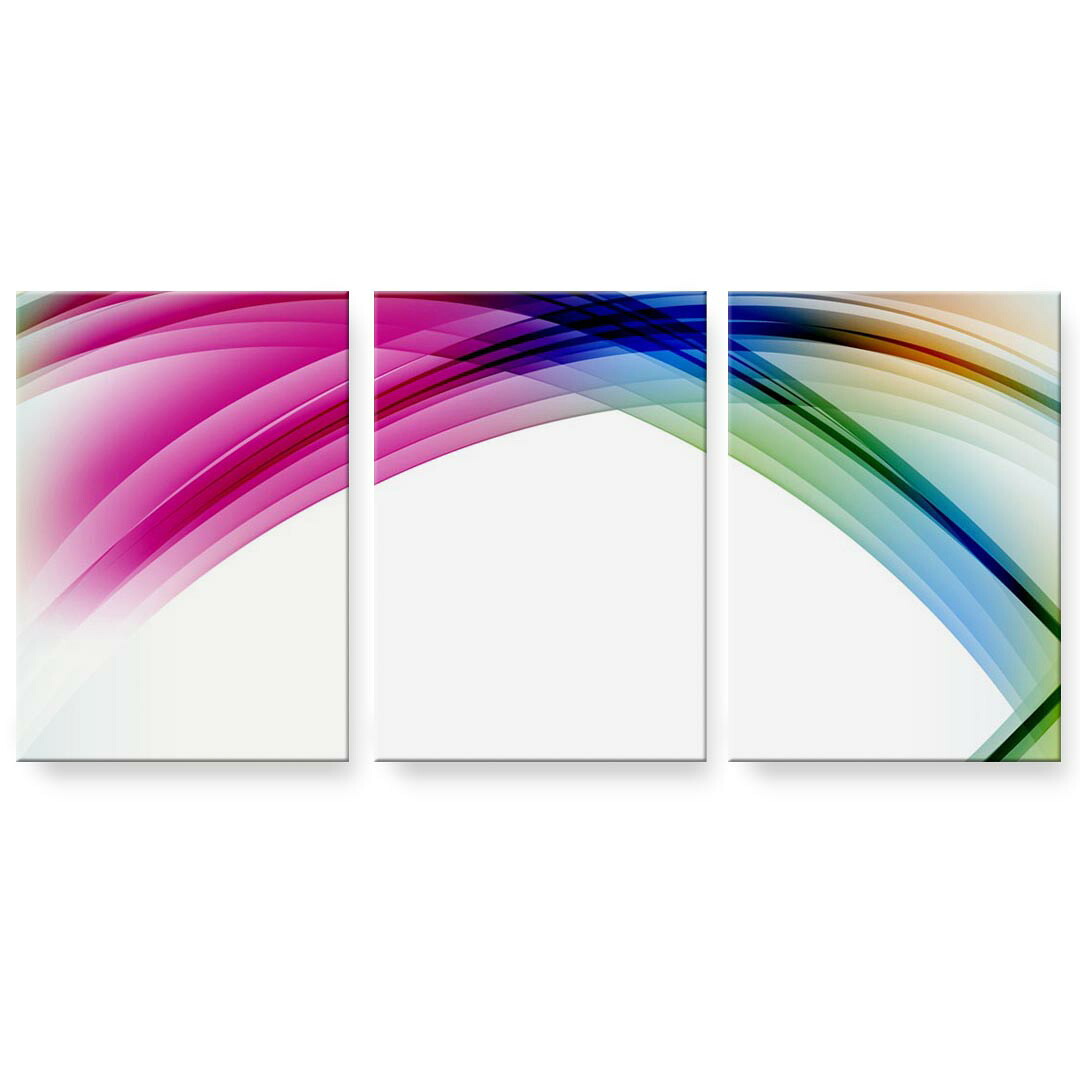 アートパネル 3連 3枚セット 絵 絵画 飾り igsticker 594mmx420mm A2 フォト 壁掛け 木枠 インテリア おしゃれ 002124 カラフル　シンプル