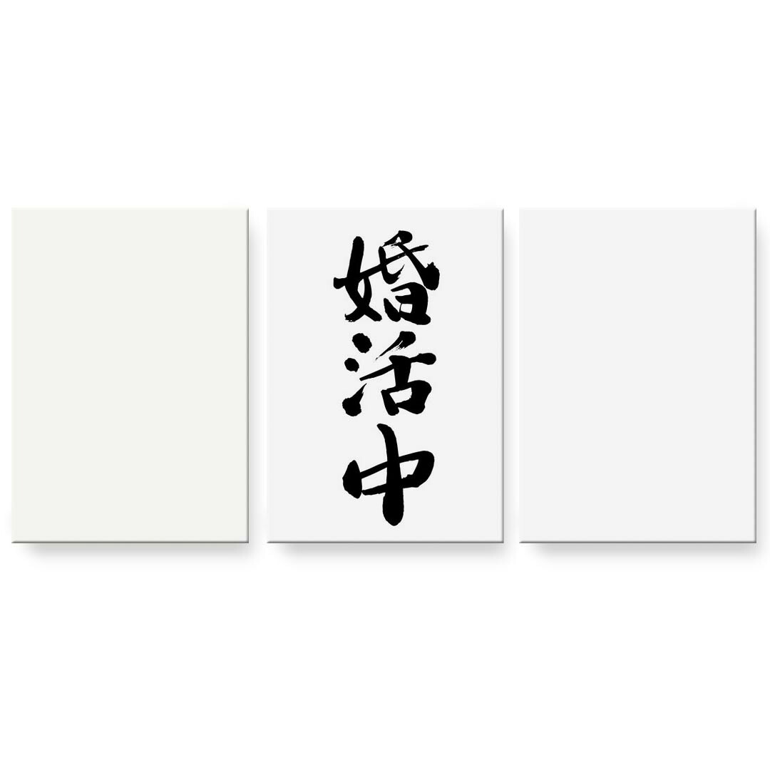 作物ダイアログボックス 3連 3枚仕掛ける 絵  絵図  飾り付け igsticker 594mmx420粍 A2  映し絵 飾り付け 木枠 室内装飾 かっこ良い   002333 日本語・和柄 漢字 文字記号 アートパネル・アートボード-壁紙・装飾フィルム