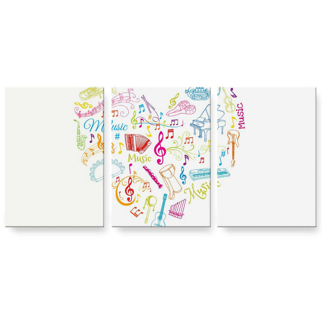 作物ダイアログボックス 3連 3枚仕掛ける 絵  図面  飾りつけ igsticker 594mmx420粍 A2  映し絵 飾りつけ 木枠 室内装飾 今めかしい   002503  ハート型 快い音 派手