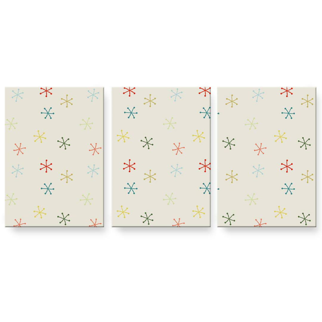 アートパネル 3連 3枚セット 絵 絵画 飾り igsticker 594mmx420mm A2 フォト 壁掛け 木枠 インテリア おしゃれ 002519 模様　カラフル　シンプル