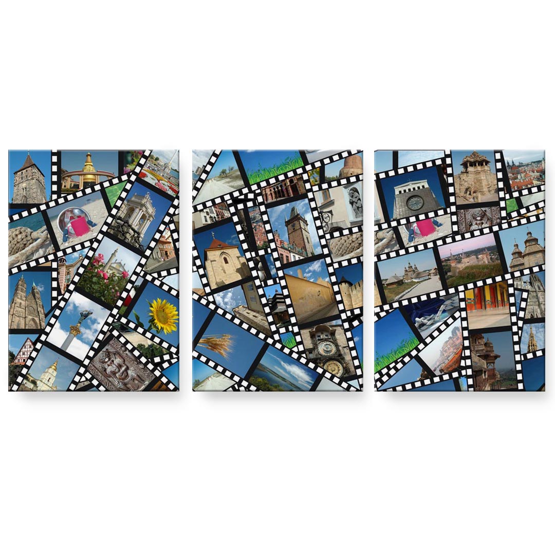 作物ダイアログボックス 3連 3枚仕掛ける 絵  絵図  飾り付け igsticker 594mmx420粍 A2  映し絵 飾り付け 木枠 室内装飾 かっこ良い   002744  外国 外国人 第八芸術 壁紙・装飾フィルム-アートパネル・アートボード
