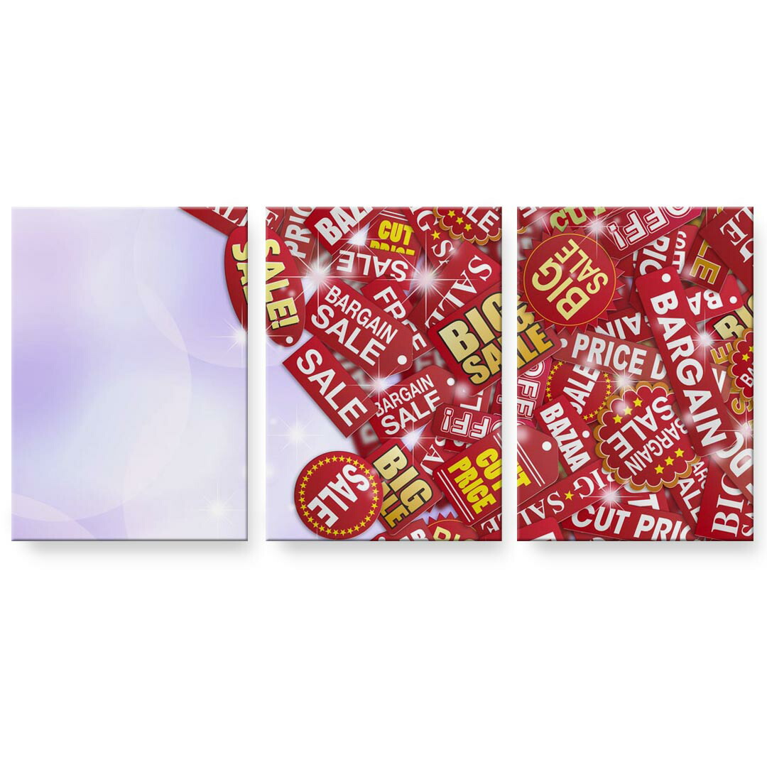 アートパネル 3連 3枚セット 絵 絵画 飾り igsticker 594mmx420mm A2 フォト 壁掛け 木枠 インテリア おしゃれ 002753 英語　文字　買い物