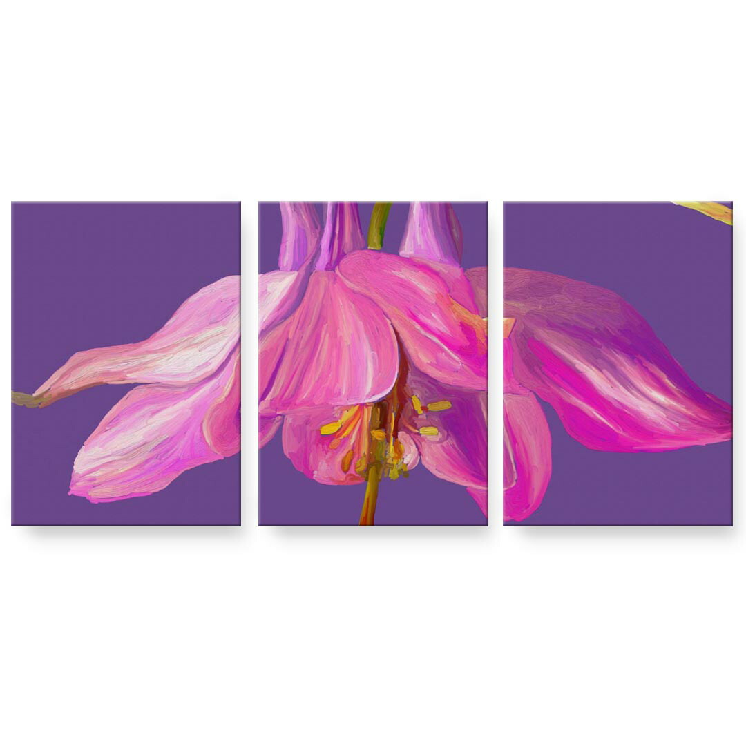 アートパネル 3連 3枚セット 絵 絵画 飾り igsticker 594mmx420mm A2 フォト 壁掛け 木枠 インテリア おしゃれ 023156 花　フラワー