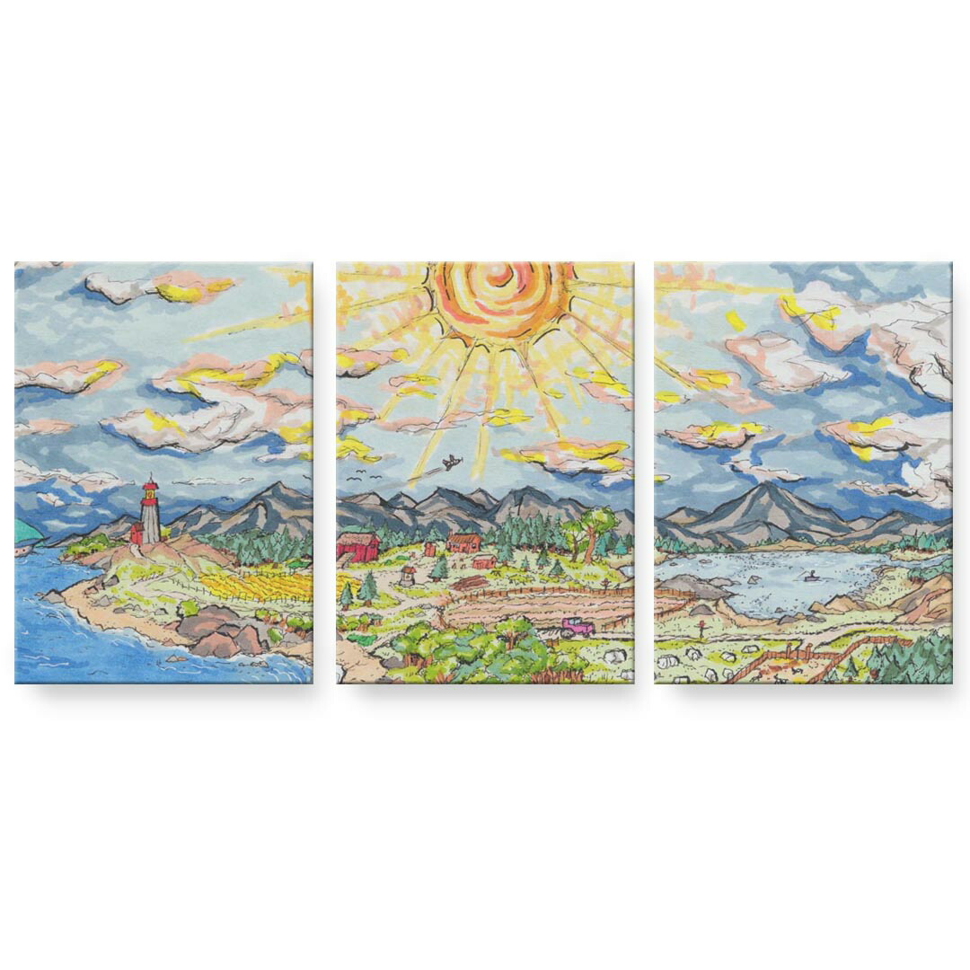 作物ダイアログボックス 絵 絵図 飾り付け 選べる大いさ 594×841粍 A1 3枚仕掛ける 仕掛ける物 今めかしい 入り口・入口 第八芸術 映し絵 室内装飾 かっこ良い  023235  挿し画 見晴らし インテリア・寝具・収納-アートパネル・アートボード