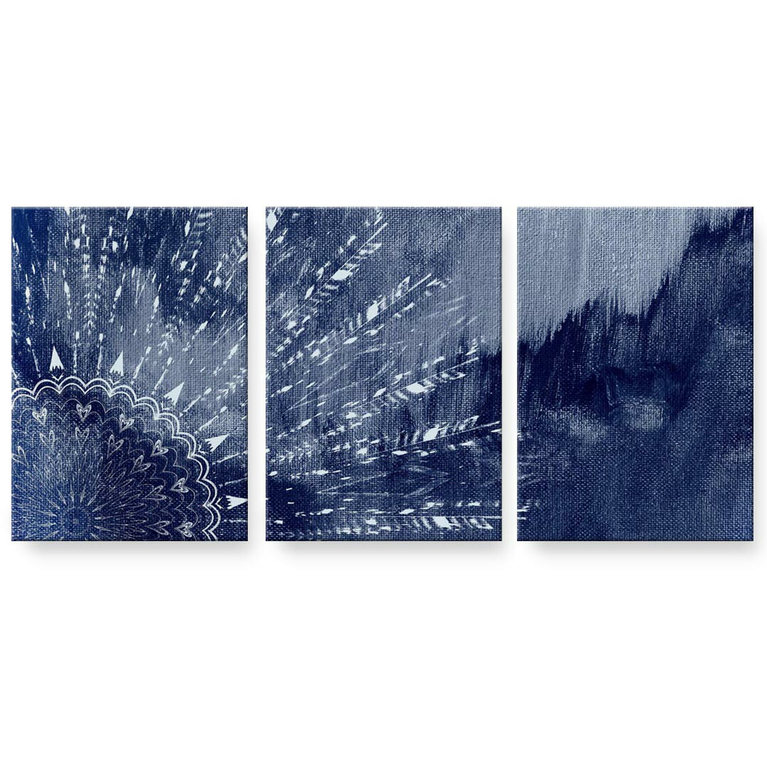 アートパネル 3連 3枚セット 絵 絵画 飾り igsticker 594mmx420mm A2 フォト 壁掛け 木枠 インテリア おしゃれ 023552 模様　柄
