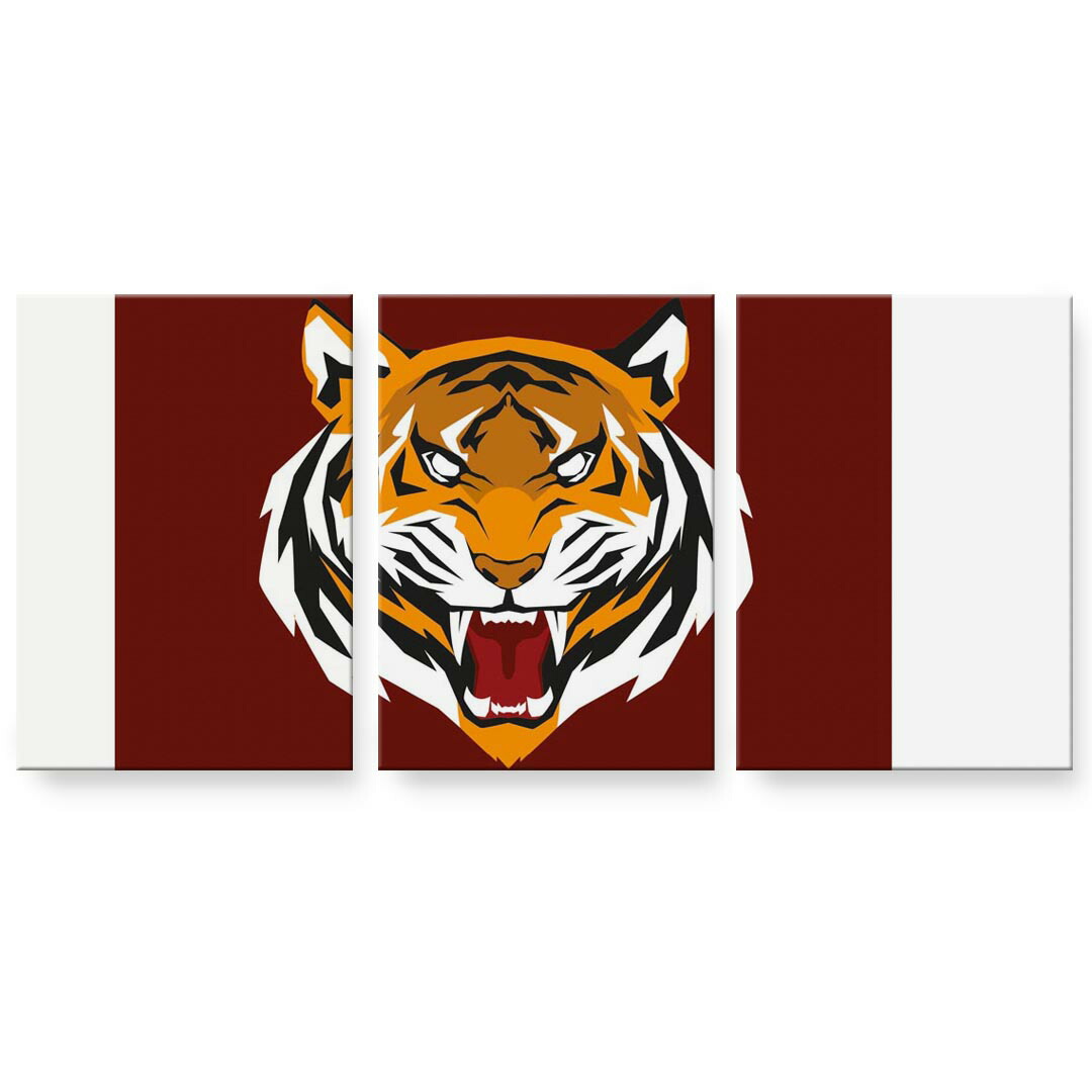 楽天市場】「カラフルタイガー」Lサイズ 虎・とら・トラ・動物