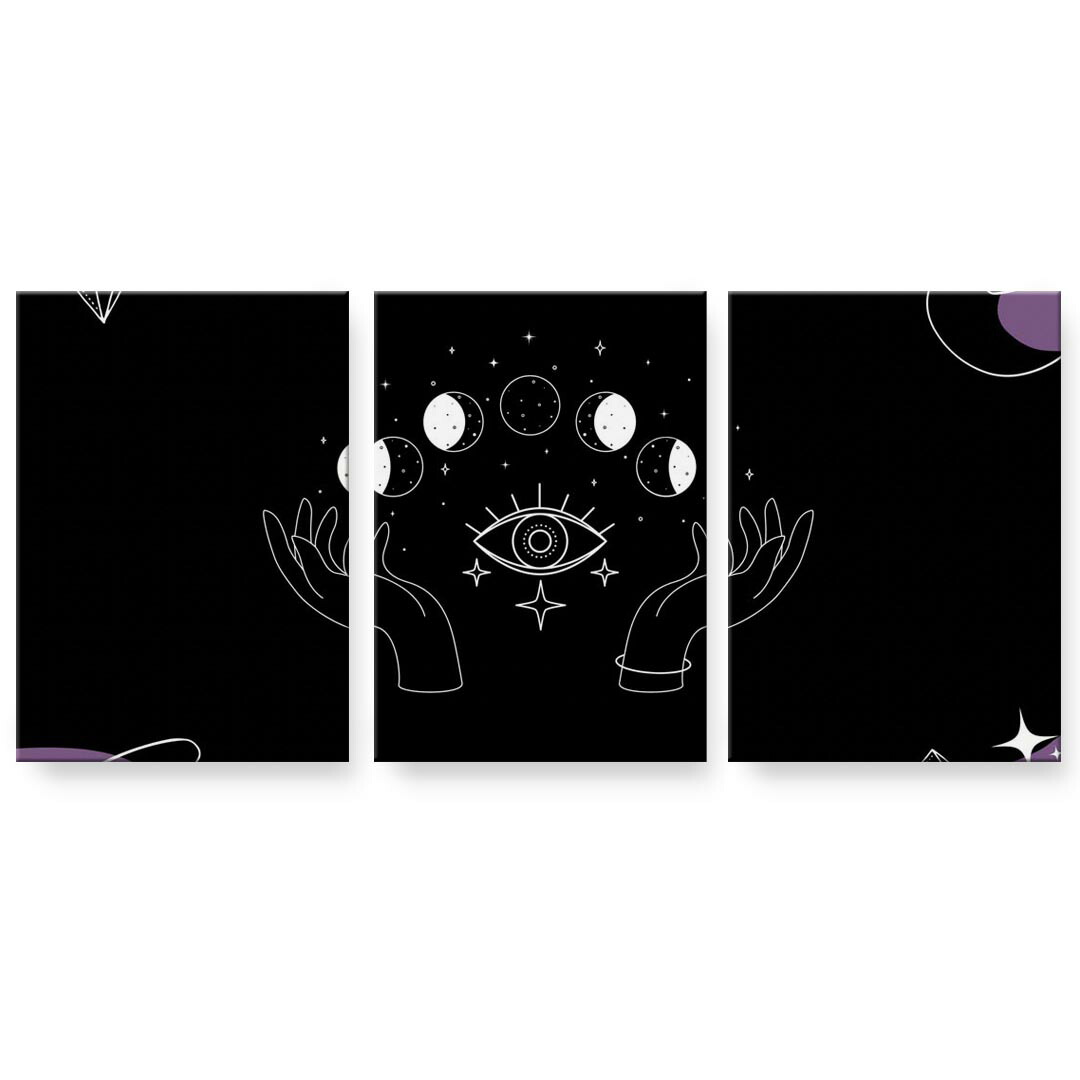 作物ダイアログボックス 3連 3枚仕掛ける 絵  絵図  飾り付け igsticker 594mmx420粍 A2  映し絵 飾り付け 木枠 室内装飾 かっこ良い   024006 アートパネル・アートボード-壁紙・装飾フィルム-インテリア・寝具・収納