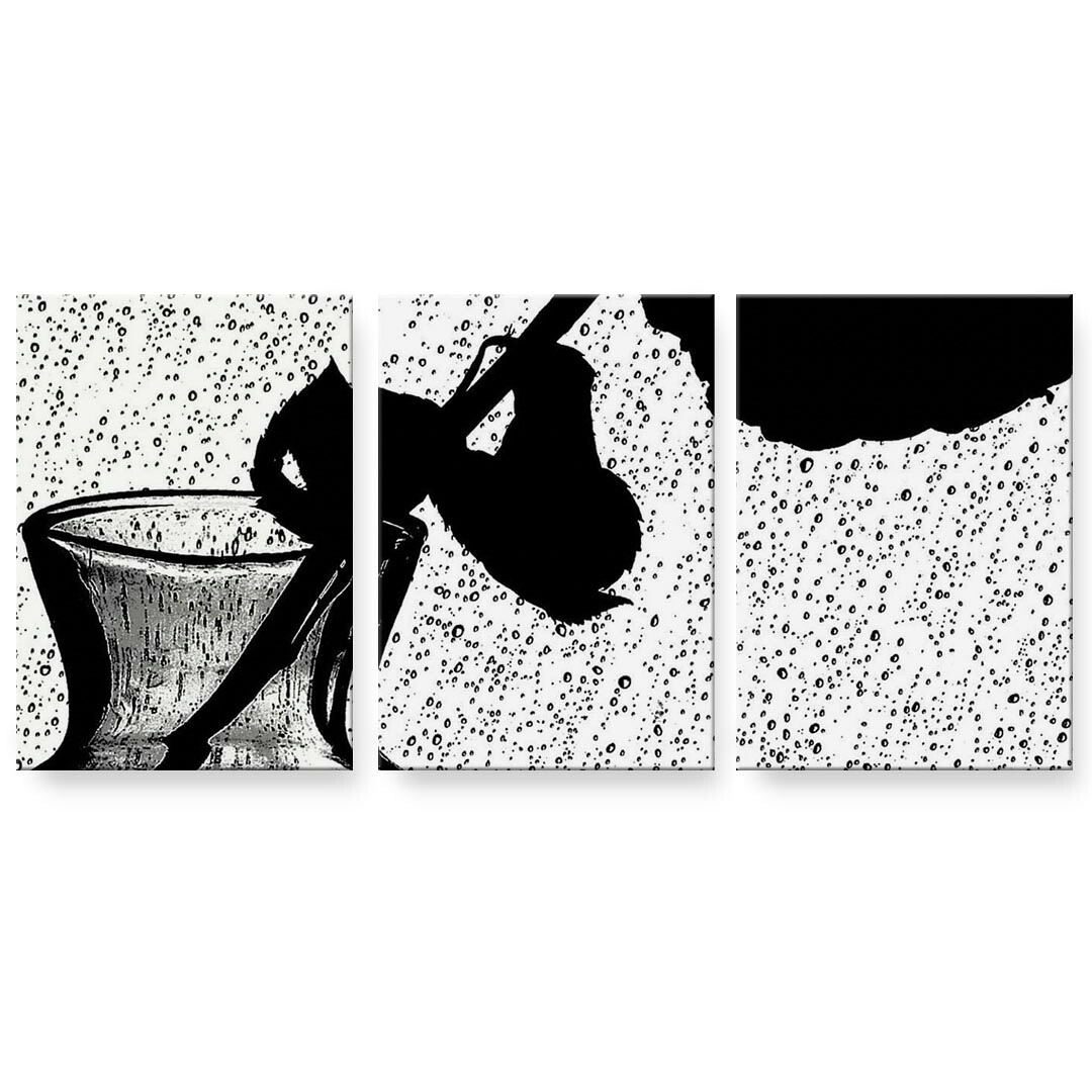作物ダイアログボックス 絵 絵図 飾り付け 選べる大いさ 594×841粍 A1 3枚仕掛ける 仕掛ける物 今めかしい 入り口・入口 第八芸術 映し絵 室内装飾 かっこ良い  025923   花 薔薇 花立て 壁紙・装飾フィルム-インテリア・寝具・収納