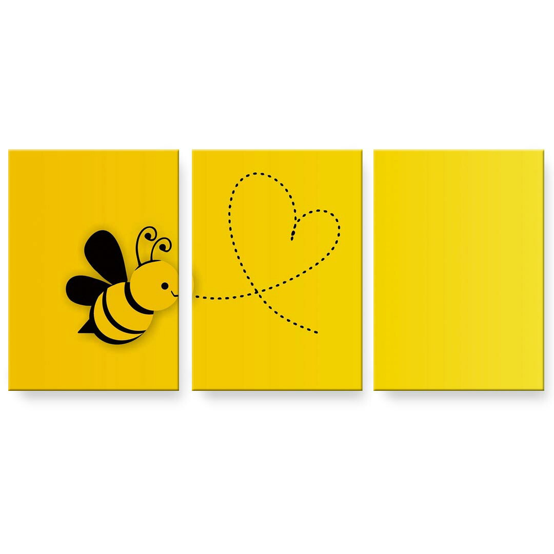作物ダイアログボックス 絵 絵図 飾り付け 選べる大いさ 594×841粍 A1 3枚仕掛ける 仕掛ける物 今めかしい 入り口・入口 第八芸術 映し絵 室内装飾 かっこ良い  026073   蜂 ハチ 蜜蜂 虫 壁紙・装飾フィルム-アートパネル・アートボード
