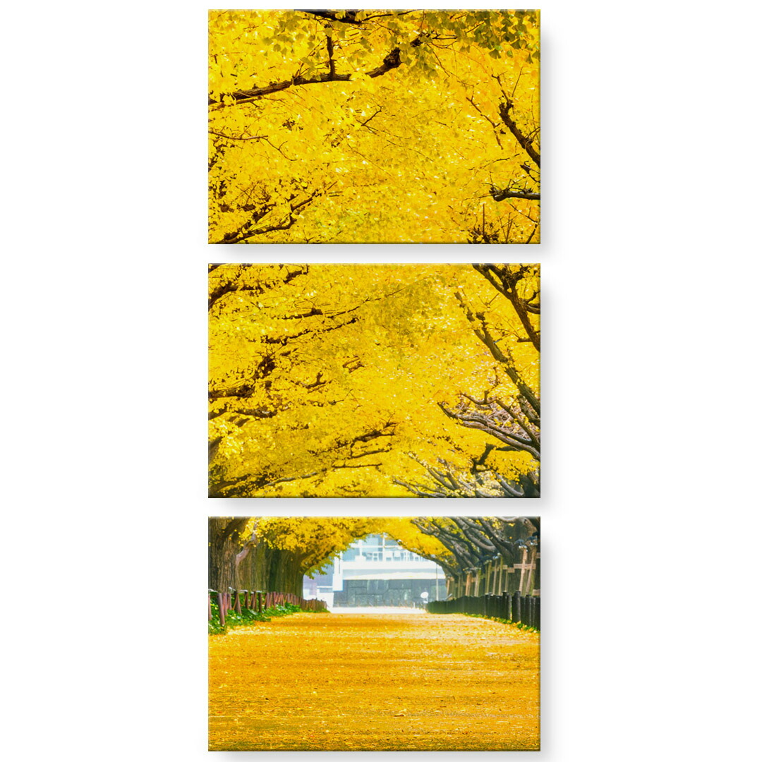 【ART】朝隈敏彦真筆(いちょう並木)特寸法 ART】朝隈敏彦真筆(いちょう並木)特寸法