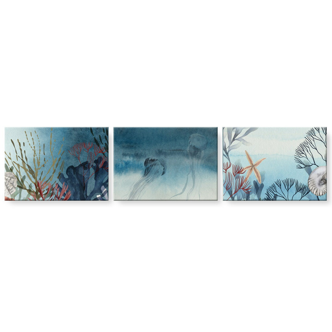 作物ダイアログボックス 3連 3枚仕掛ける 絵  絵図  飾り付け igsticker 594mmx420粍 A2  映し絵 飾り付け 木枠 室内装飾 かっこ良い  水彩画画 飾り付け 032864 アートパネル・アートボード-壁紙・装飾フィルム-インテリア・寝具・収納