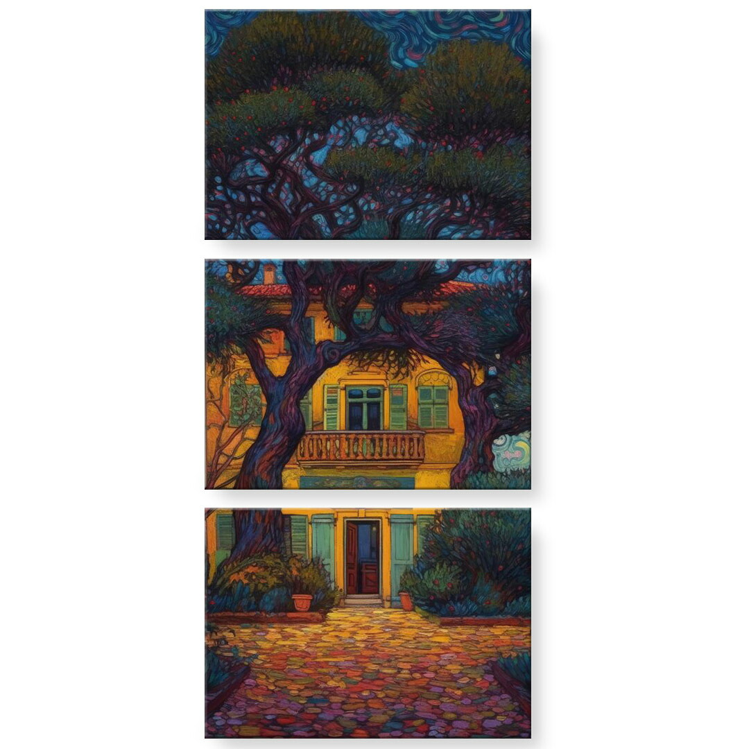 アートパネル 3連 3枚セット 絵 絵画 飾り igsticker 594mmx420mm A2 フォト 壁掛け 木枠 インテリア おしゃれ 家 アート　033100