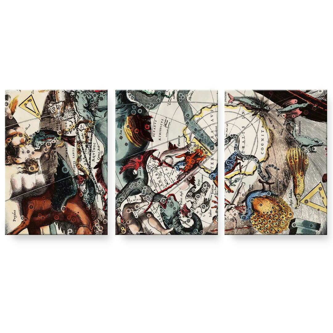 作物ダイアログボックス 3連 3枚仕掛ける 絵  絵図  飾り付け igsticker 594mmx420粍 A2  映し絵 飾り付け 木枠 室内装飾 かっこ良い   018303  絵図 社会軍用地図 球 壁紙・装飾フィルム-インテリア・寝具・収納-アートパネル・アートボード