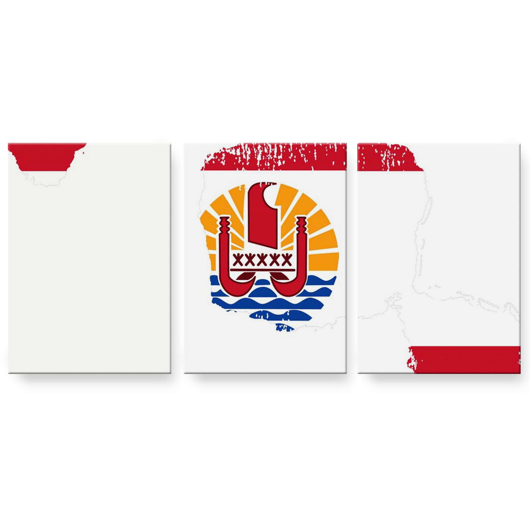 人気no 1 インテリア 選べるサイズ French Polynesia アートパネル おしゃれ 写真 フォト 絵画 フランス領ポリネシア 玄関 絵 国旗 01 セット物 飾り 594 841mm モダン A1 3枚セット 壁紙 装飾フィルム