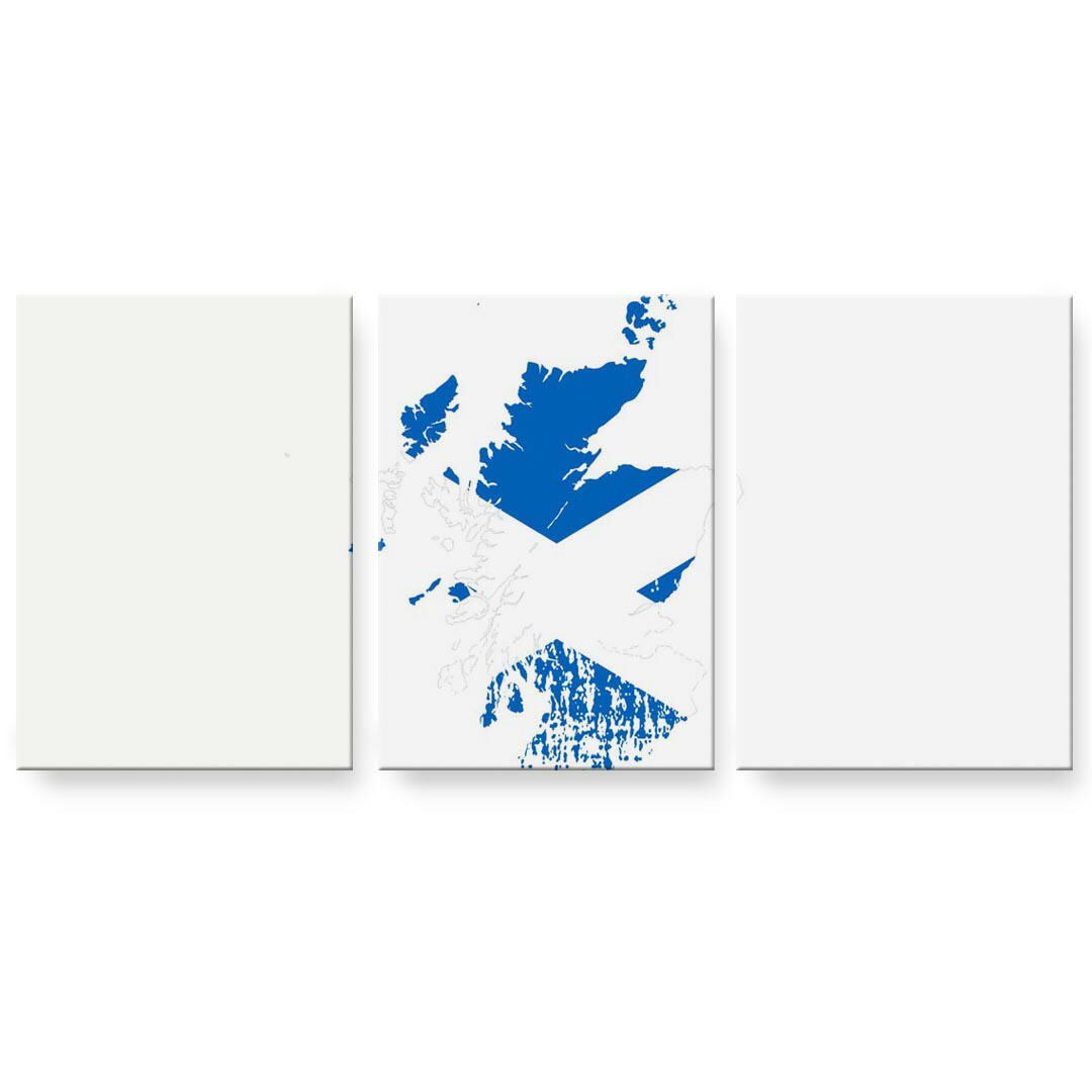 アートパネル 3連 3枚セット 絵 絵画 飾り igsticker 594mmx420mm A2 フォト 壁掛け 木枠 インテリア おしゃれ 018940 国旗 scotland スコットランド