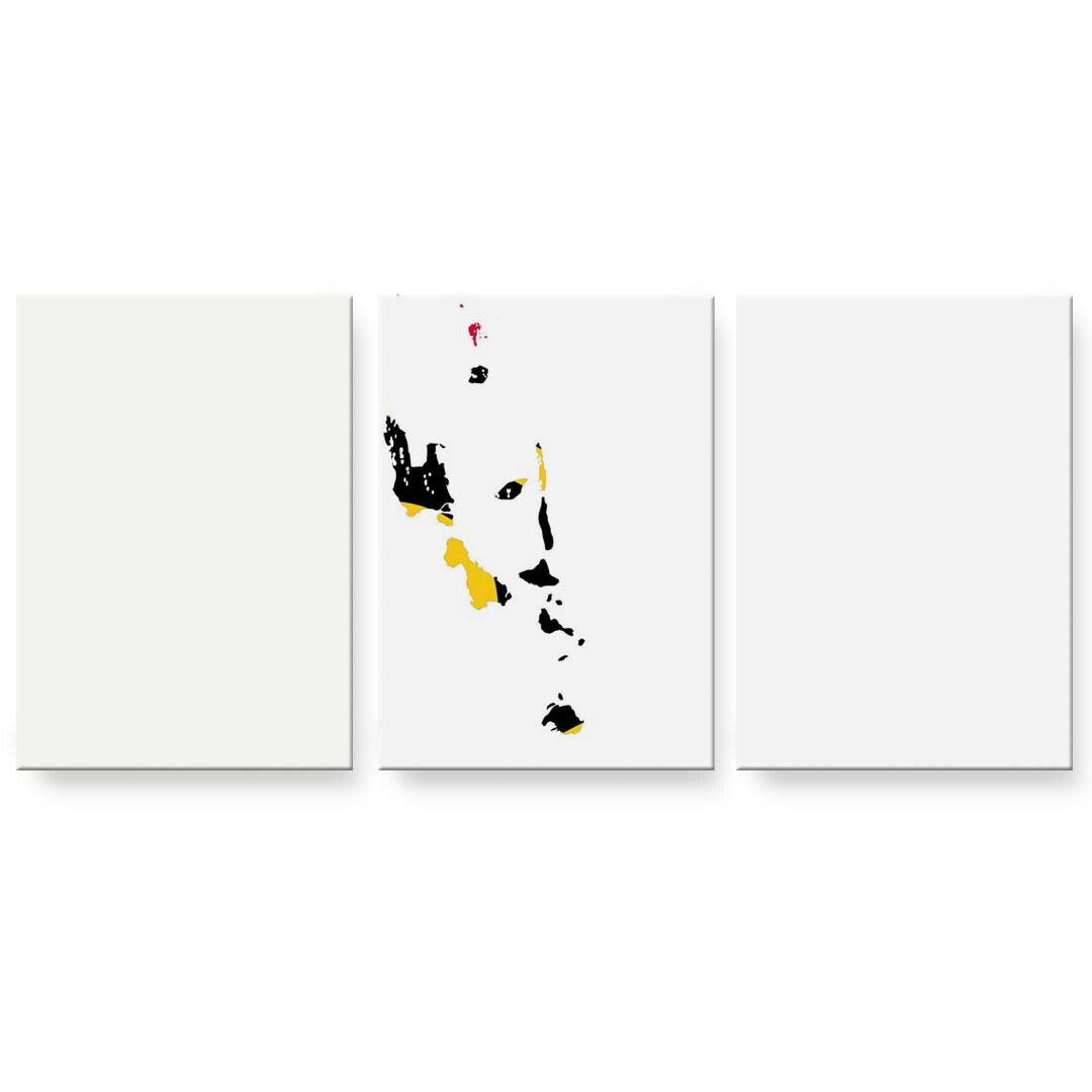 作物ダイアログボックス 3連 3枚仕掛ける 絵  絵図  飾り付け igsticker 594mmx420粍 A2  映し絵 飾り付け 木枠 室内装飾 かっこ良い   018981 少尉 vanuatu ニューヘブリディーズ諸島 アートパネル・アートボード-壁紙・装飾フィルム