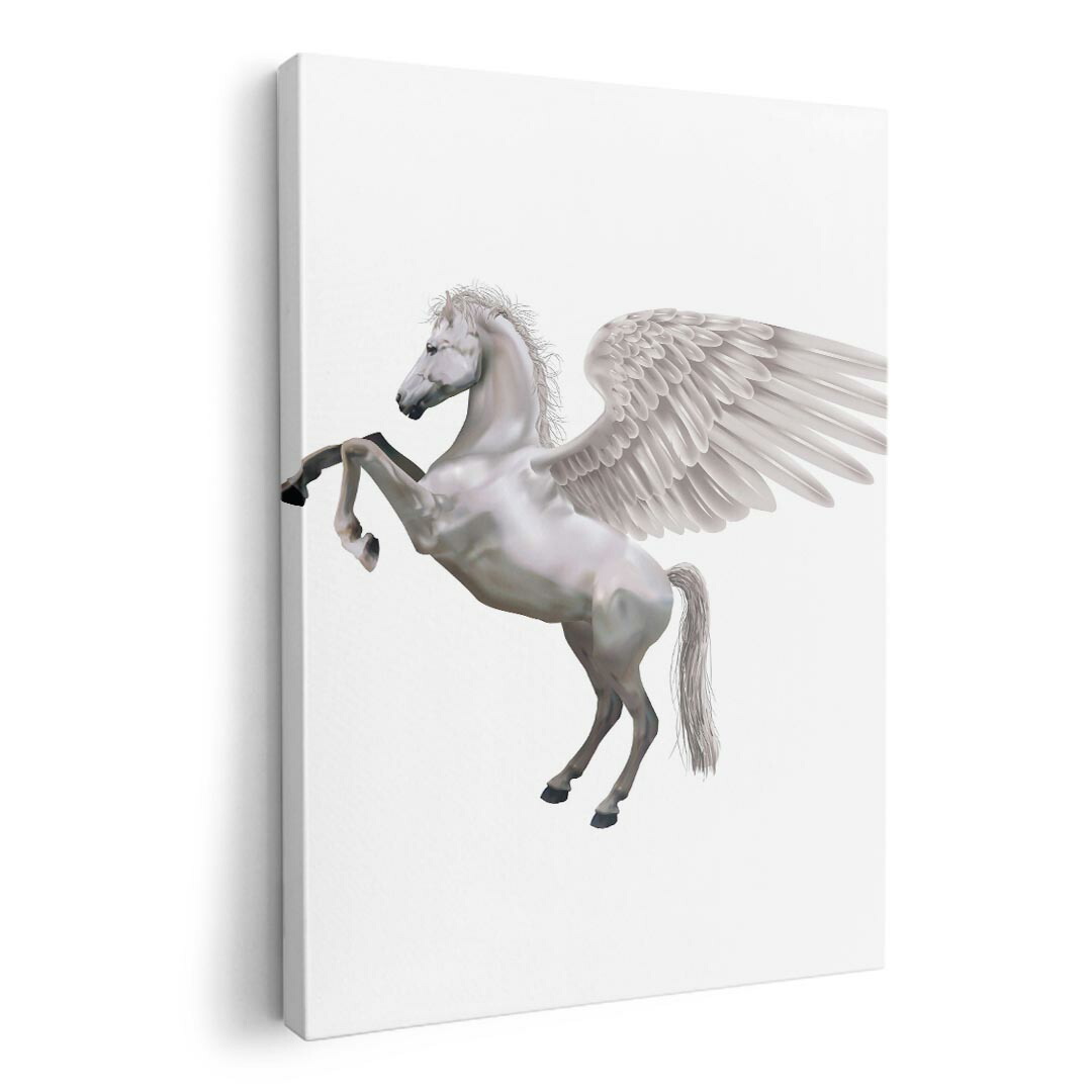 フランフラン　白い馬のアート作品 大判 フランフラン 白い馬 現代アート作品 フランフラン 白い馬 現代アート