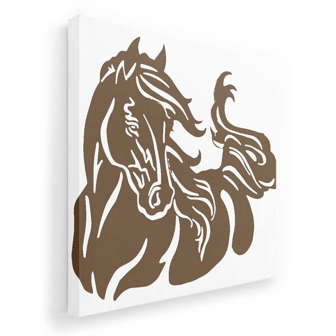 楽天市場】アートフレーム M イオクサツキ Horse[馬 午 絵 壁掛け