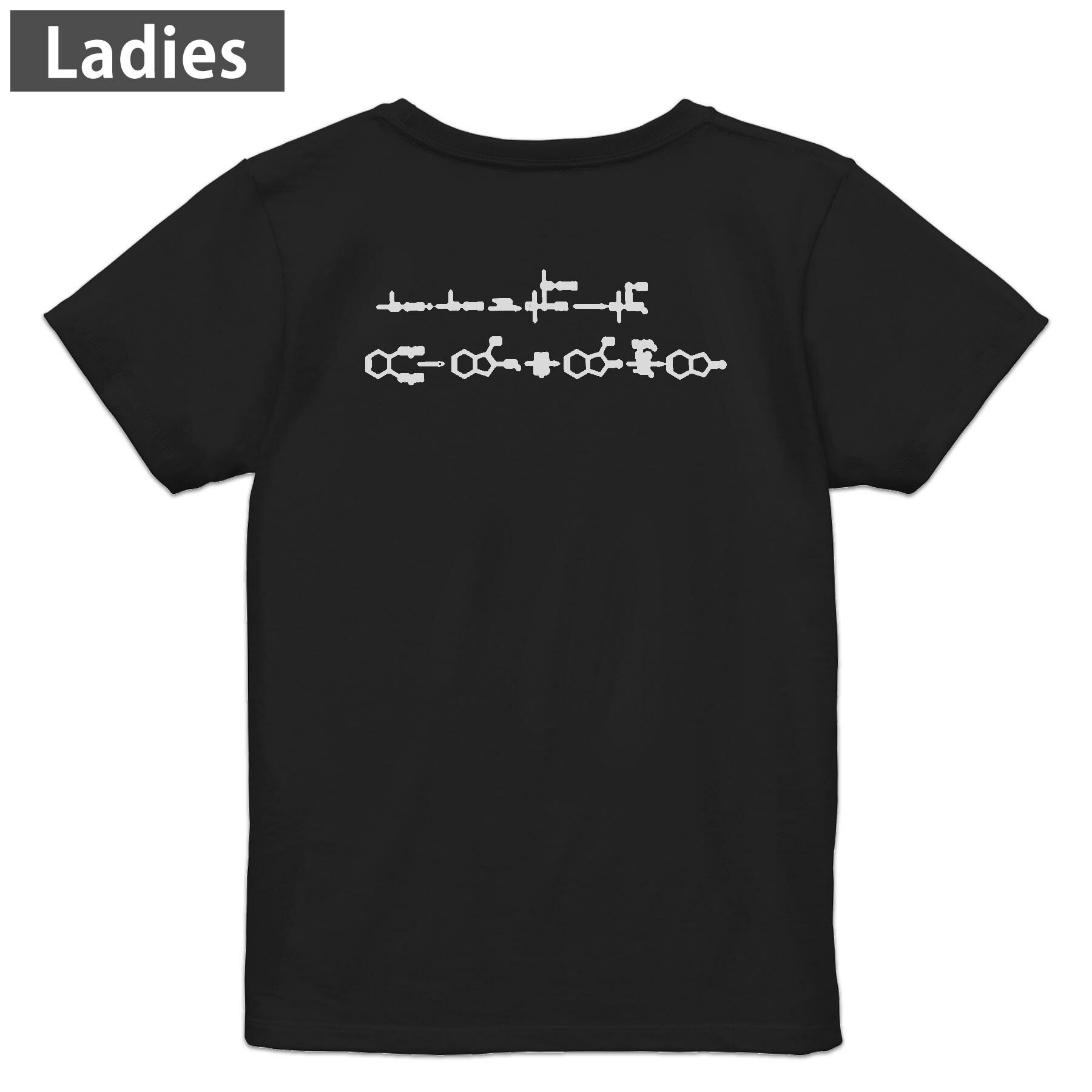 【楽天市場】Tシャツ レディース バックプリント 半袖 ブラック 黒 デザイン M L tシャツ ティーシャツ T shirt 017705 ...