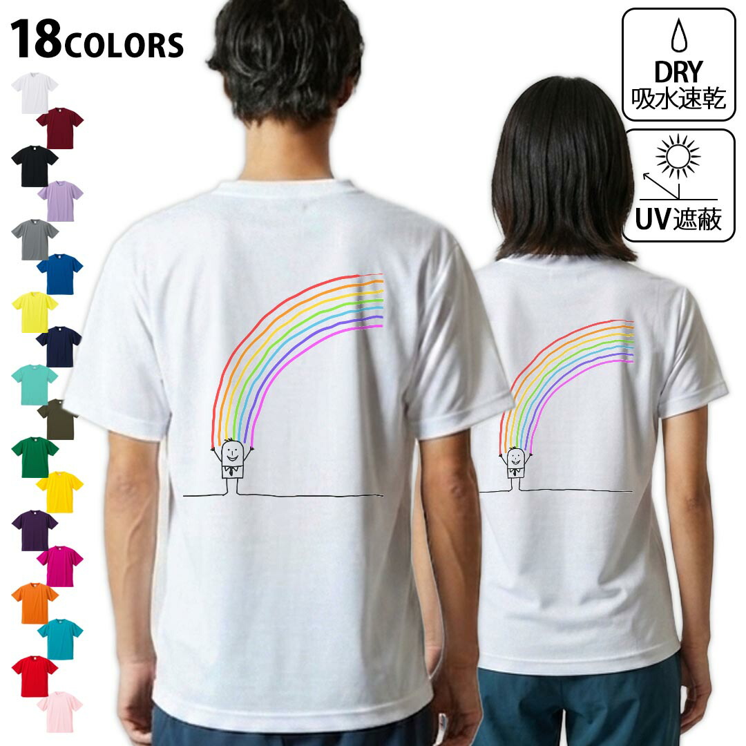 ドライリップル 切り替デザインTシャツ カットソー 吸水速乾 ストレッチ イージーケア さらさら快適 BLUE STANDARD main image 1