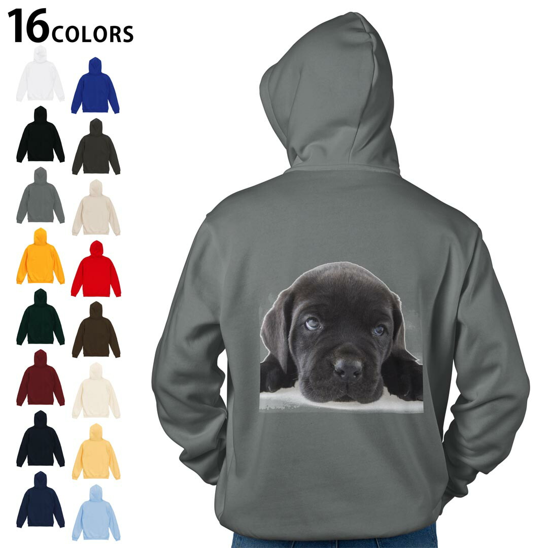 楽天市場】□ The Black Dog プリント スウェット フード パーカー