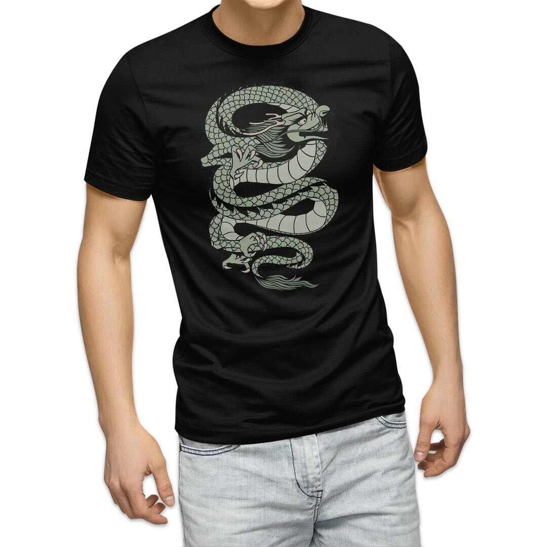 楽天市場】Tシャツ 半袖 メンズ＆レディース マウンテンドラゴン