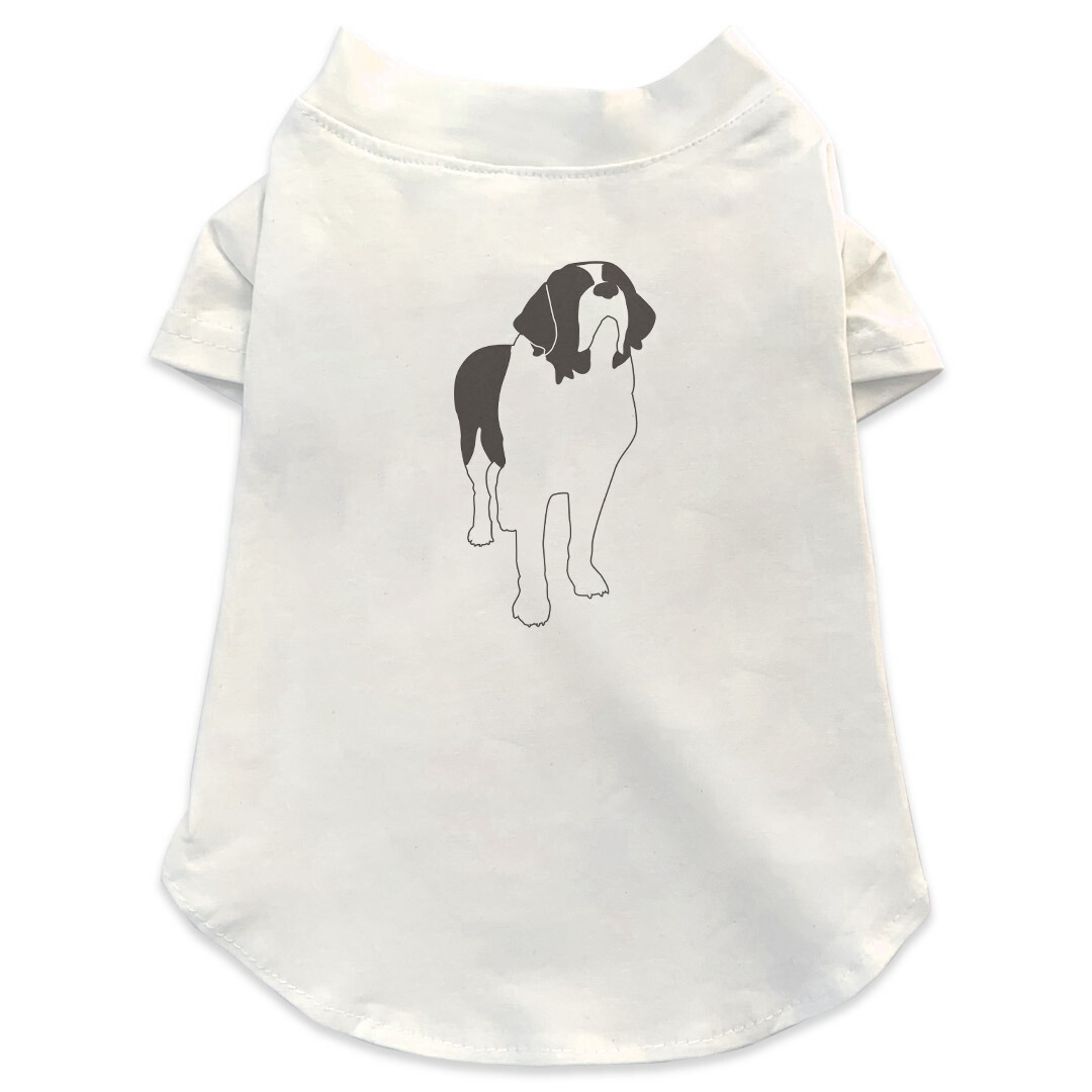 楽天市場 犬専用tシャツ 選べる5size 小型犬 袖あり 半袖 ホワイト デザイン T Shirt Xs S M L Xl ペットウェア ペット服 カジュアル おしゃれ コットン 綿 アニマル クール ひつじ 羊 イラスト キャラクター Kabeコレ