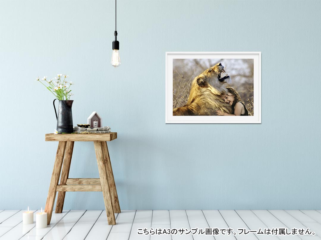 春の新作 1030mm 1456mm Sticker おしゃれ ポステッカー ライオン ウォールステッカー 剥がせる 壁 Wall インテリア ポスター 動物 B0 人物 フォト 飾り Poster シール式ステッカー 写真 壁紙 装飾フィルム